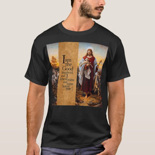 Good Shepherd Art Malerei John 10 Plockhorst Jesu T-Shirt (Vorderseite)