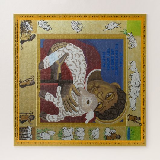 Good Shepherd Parable Scripture Puzzle (Horizontal)
