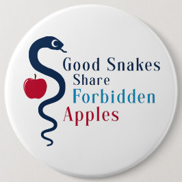 Good Snakes Share Forbidden Apples Button
