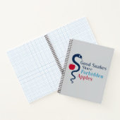 Good Snakes Share Forbidden Apples T-Shirt Notizblock (Innenseite)