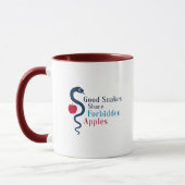 Good Snakes Share Forbidden Apples Tasse (Links)