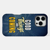 Good Things are Coming iPhone Hülle (Rückseite (Horizontal))