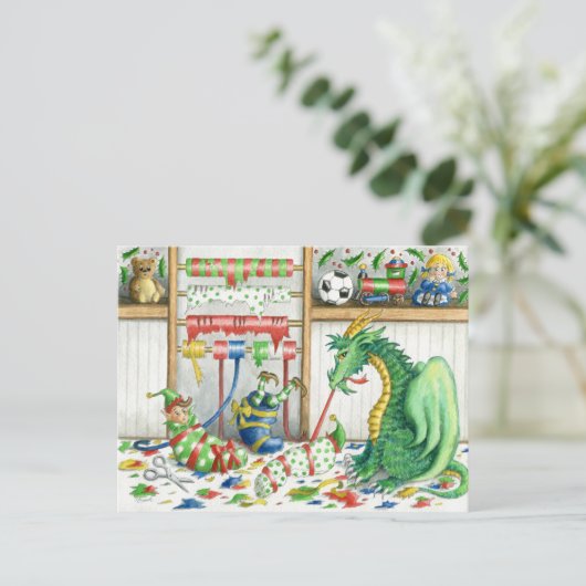 Good things come in small packages - postcard postkarte (Stehend Vorderseite)