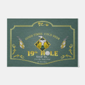 Good Time Cold Beer Mat, Golf Fußmatte (Vorderseite)