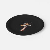 Good Time Hipster Giraffe T-Shirt Men's Women's Ch Pappteller (Schrägansicht)