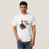 Good Times Joystick Retro T - Shirt (Vorne ganz)