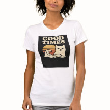 Good Times Retro T - Shirt - Vintage positive Bild
