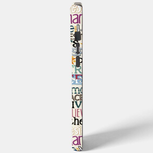 good trouble typography Case-Mate iPhone hülle (Rückseite / Links)