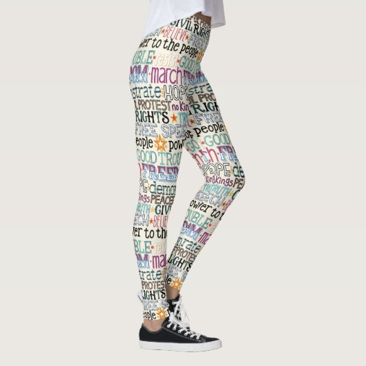 good trouble typography leggings (Rechts)