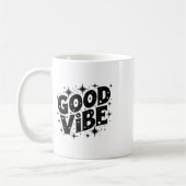 Good Vibe Stars Sticker Kaffeetasse (Links)