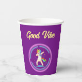 Good Vibe Unicorn Pappbecher (Vorderseite)