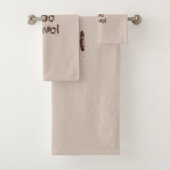 Good Vibes 3 Stück braun/bräunlich Handtuch Set (Insitu)