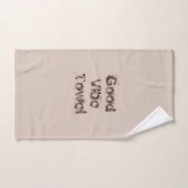 Good Vibes 3 Stück braun/bräunlich Handtuch Set (Handtuch)