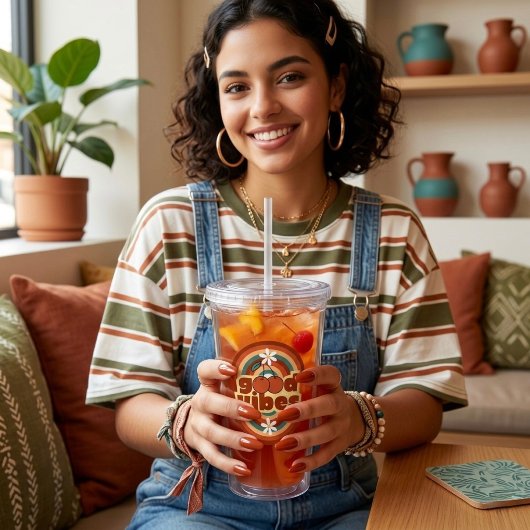 Good Vibes Acryltrinkbecher