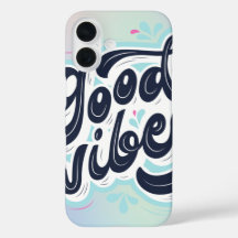 Good Vibes Aesthetic Handwritten Typography Phone 