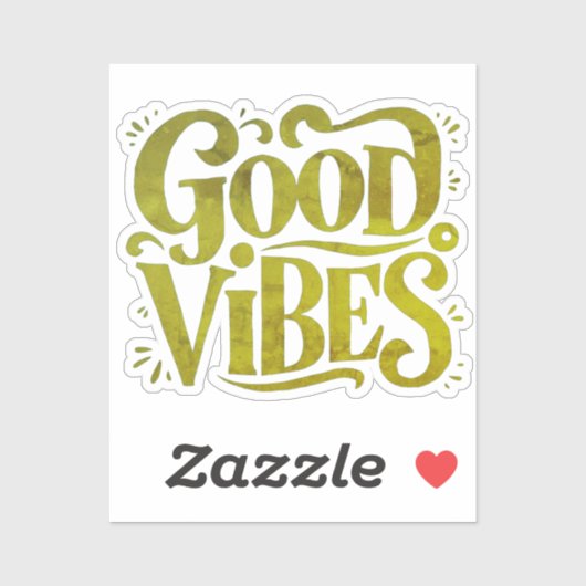 Good Vibes Aufkleber (Blatt)