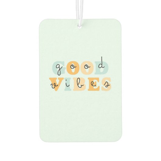 Good Vibes Autolufterfrischer (Rückseite)