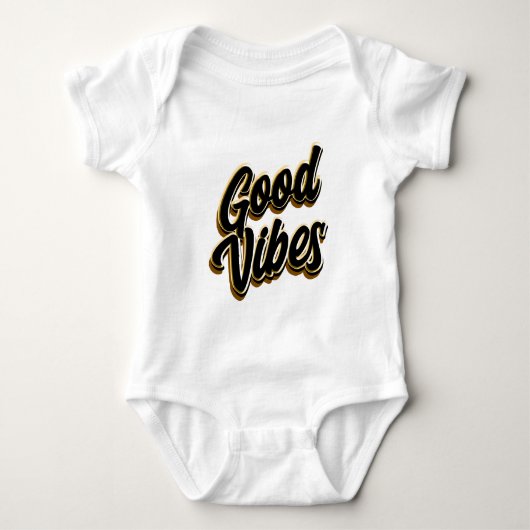 Good Vibes Baby Strampler (Vorderseite)