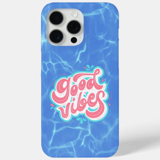 Good Vibes Beach/Pool Case-Mate iPhone Hülle (Rückseite)