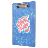 Good Vibes Beach/Pool Klemmbrett (Links)