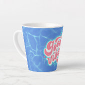 Good Vibes Beach/Pool Milchtasse (Linke Ecke)