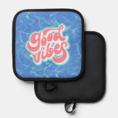Good Vibes Beach/Pool Topflappen (Vorderseite/Rückseite)