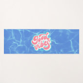 Good Vibes Beach/Pool Yogamatte (Vorderseite (Horizontal))