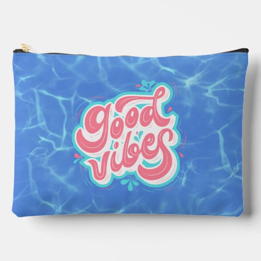 Good Vibes Beach/Pool Zubehörtasche (Vorderseite)