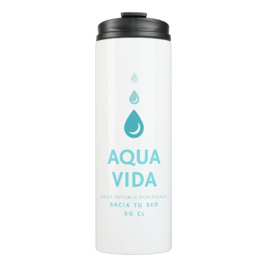Good Vibes bottle Thermosbecher (Vorderseite)