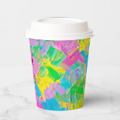 Good Vibes bunt Pappbecher (Links)
