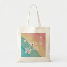 Good Vibes Butterflies (nicht Pastel) Tote Bag Tragetasche