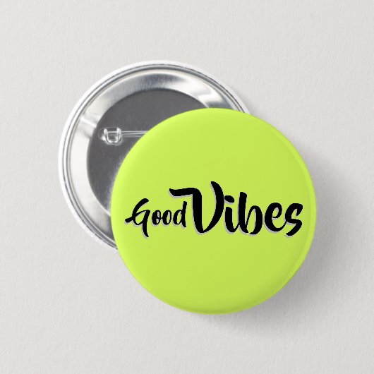 Good Vibes Button (Vorne & Hinten)
