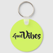 Good Vibes Button Schlüsselanhänger (Vorderseite)