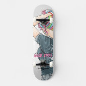 Good Vibes Custom Skateboard (Vorderseite)