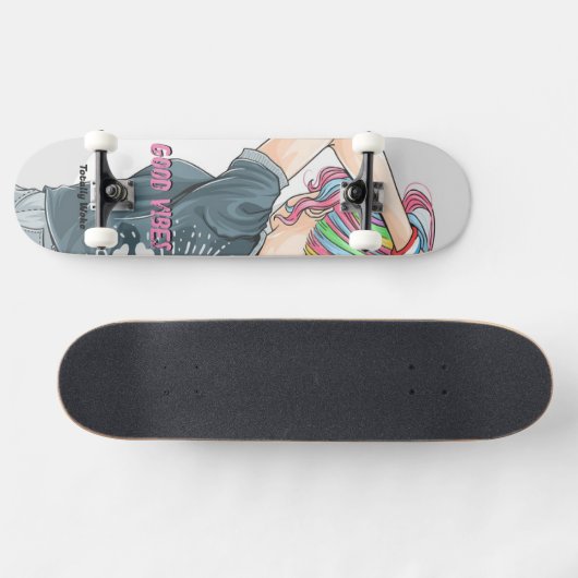 Good Vibes Custom Skateboard (Horizontal)