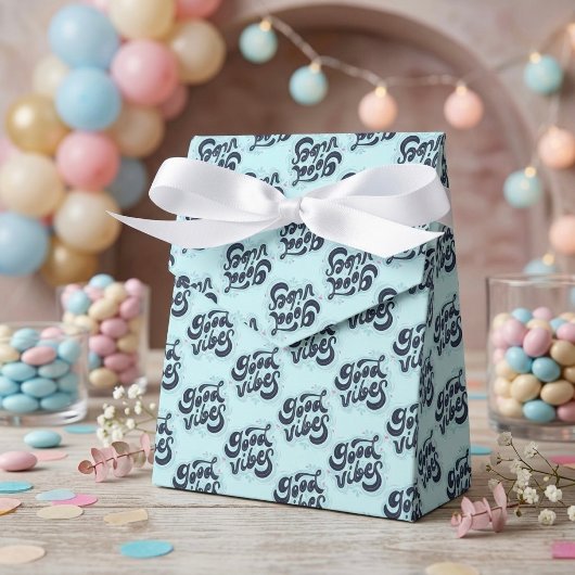 Good Vibes Favor Boxes Geschenkschachtel