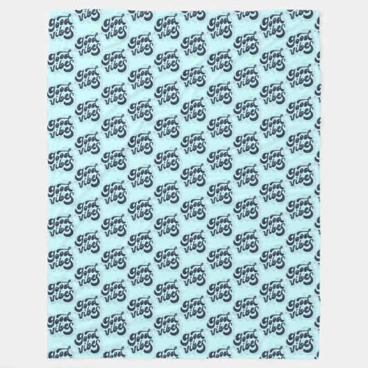 Good Vibes Fleece Blanket (Vorderseite)