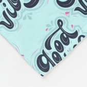 Good Vibes Fleece Blanket (Ecke)
