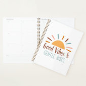 Good Vibes & Gentle Rises Boho Notebook/Journal Planer (Anzeige)