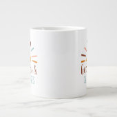 Good Vibes & Gentle Rises Boho Tasse (Vorderseite)
