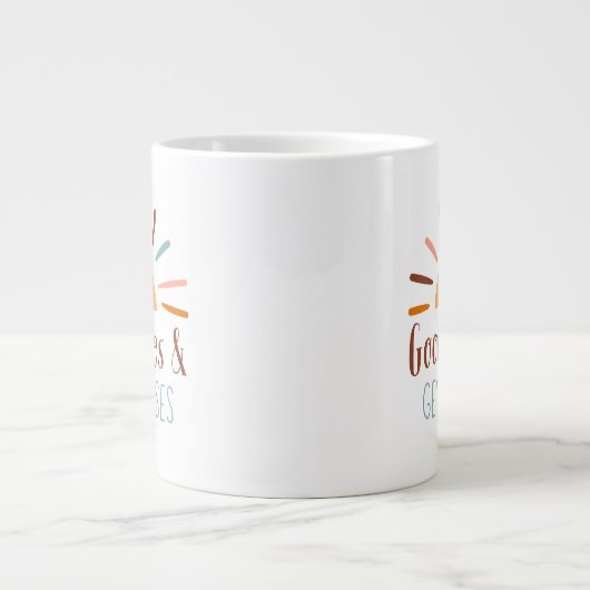 Good Vibes & Gentle Rises Boho Tasse (Vorderseite)