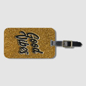 Good Vibes Gepäckanhänger (Vorderseite (Horizontal))