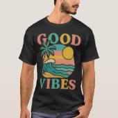GOOD VIBES Glitter Typography T-Shirt (Vorderseite)
