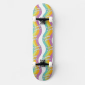 Good Vibes Groovy Skateboard Deck (Vorderseite)