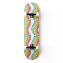 Good Vibes Groovy Skateboard Deck