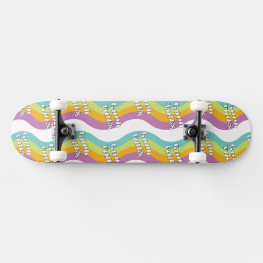 Good Vibes Groovy Skateboard Deck (Horizontal)