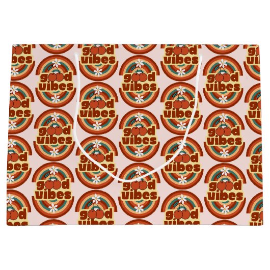 Good Vibes Große Geschenktüte (Vorderseite)