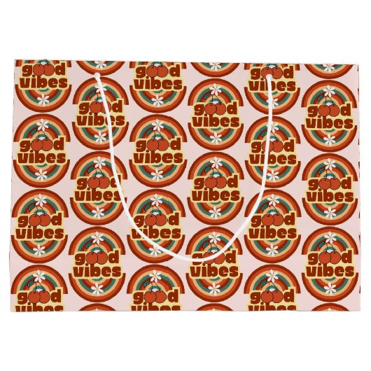 Good Vibes Große Geschenktüte (Rückseite)