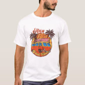 Good Vibes High Tides Retro 60S Faded Summer Gift T-Shirt (Vorderseite)