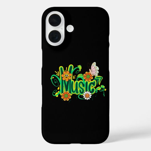 Good Vibes Illustration Typografy Case-Mate iPhone Hülle (Rückseite)